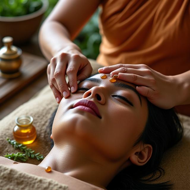 Ayurvedic healing ritual