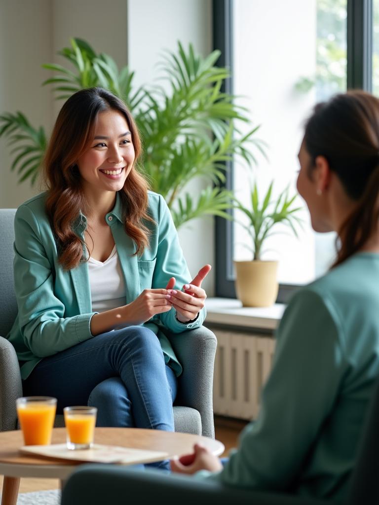 Wellness consulting session
